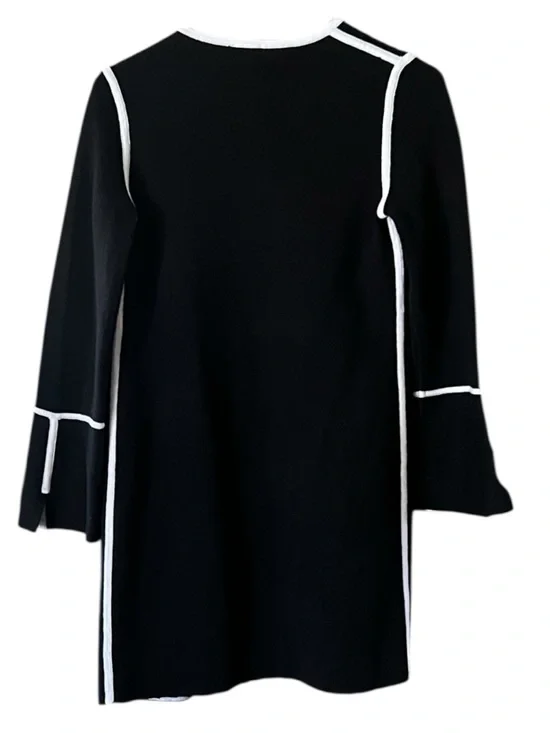 Chico's US Size 2 Black Gray Reversible Cardigan Sweater Chico’s Size 00 XS - Picture 5 of 12